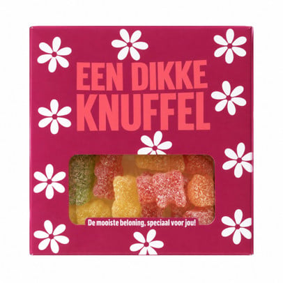 Snoepdoosje dikke knuffel