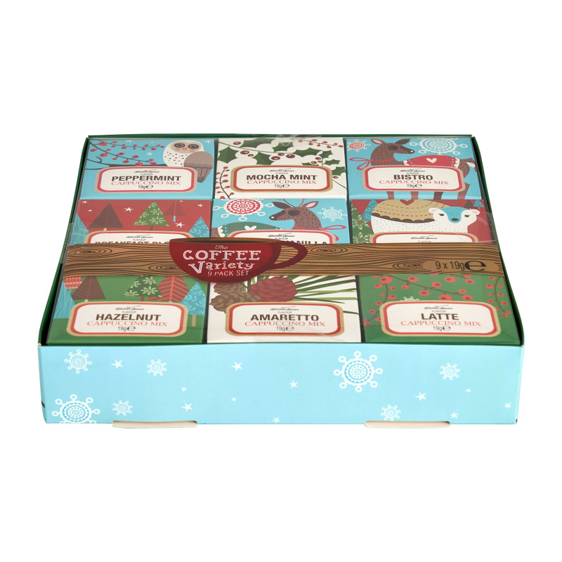 Gifset koffie - 9 soorten 