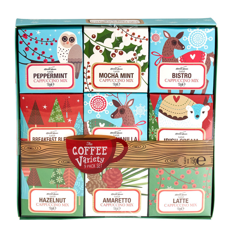 Gifset koffie - 9 soorten 