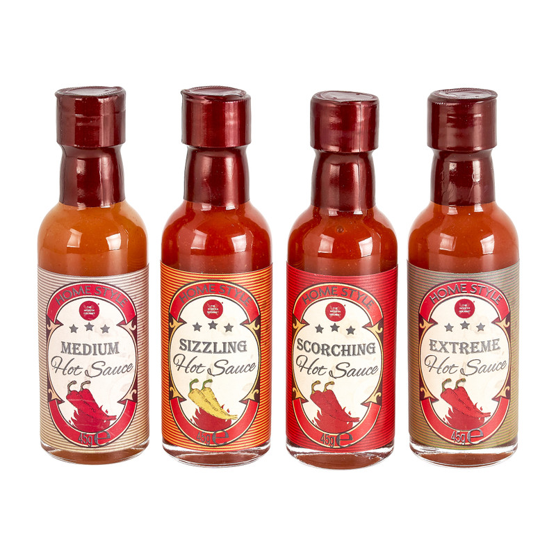Hot sauce set - 4x45 gram