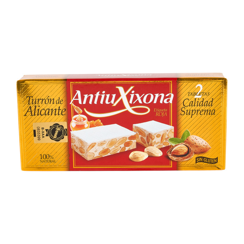Turron allicante roja  - 250 g 