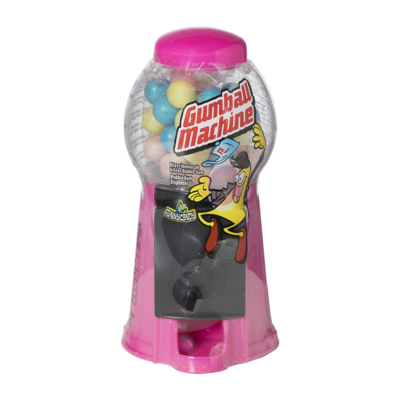 Kauwgomballenautomaat - diverse kleuren - 12.5 cm