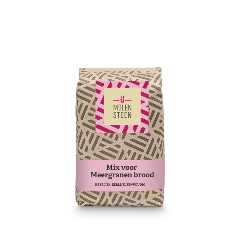 Molensteen bakmix voor meergranen brood - 500 gram