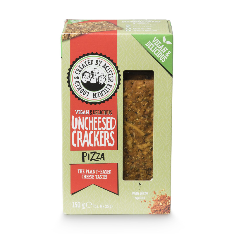 Mr. Kitchen vegan crackers - pizza - 150 g 