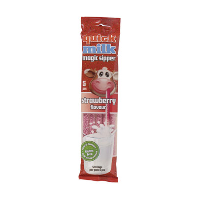 Quick milk aardbei - 5x6 gram