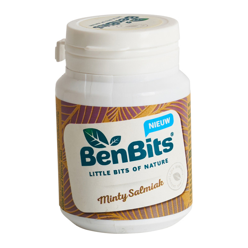 Benbits kauwgom - minty salmiak - 60 g
