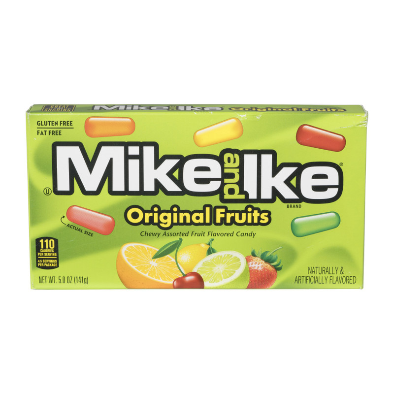 Mike & ike snoepjes - original fruits - 141 gram
