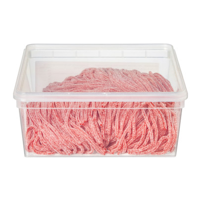 Kilo snoep veters - aardbei gesuikerd - 1 kg 