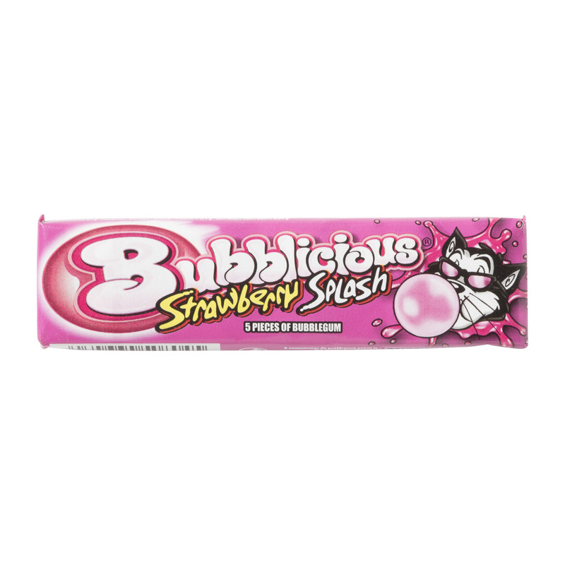 Bubblilicious strawberry - 5 stuks