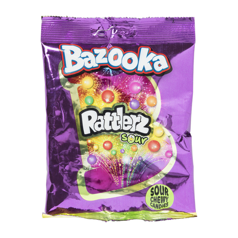 Bazooka rattlerz - sour - 120 g