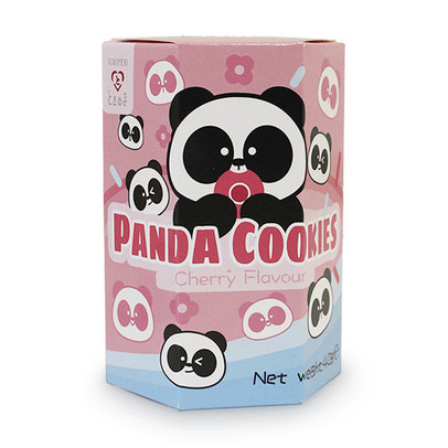 Panda biscuit - cherry - 40 gram