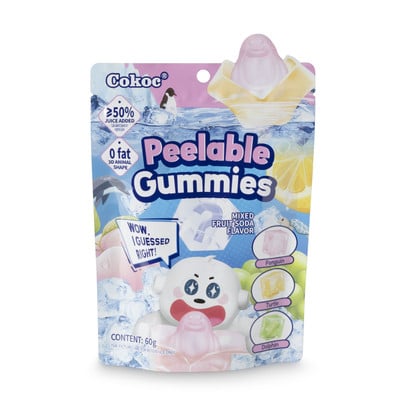 Peeling gummies mixed soda - 60 gram