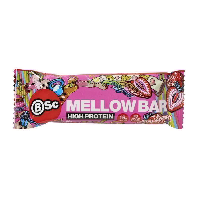 Mellowbar aardbei - 50 gram