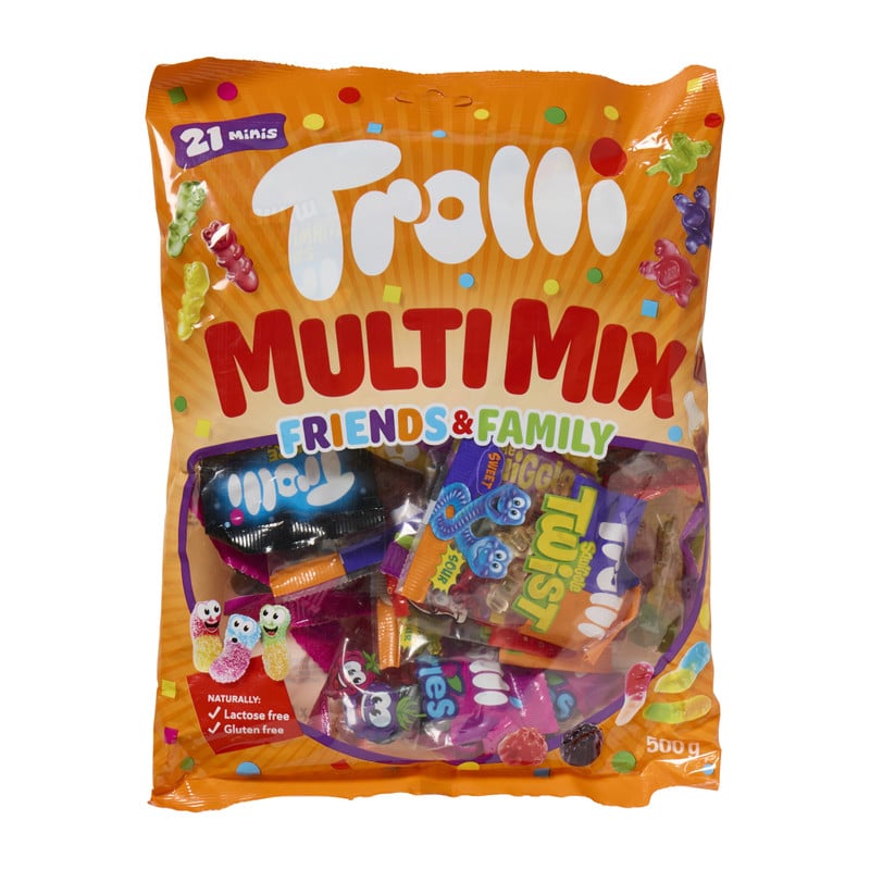 Trolli multi-mix familieverpakking - 500 gram