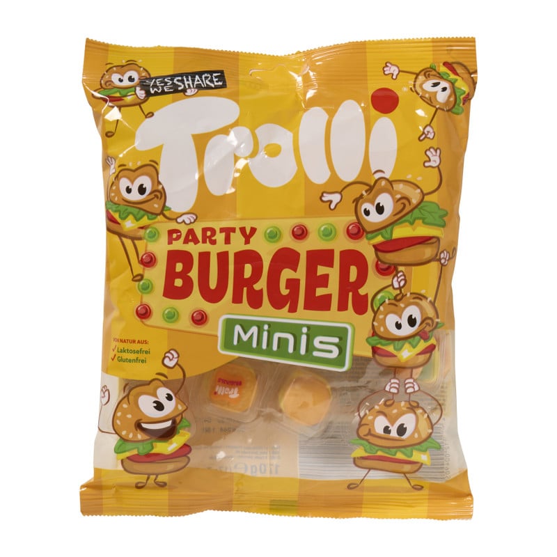 Trolli mini burger - 170 gram 