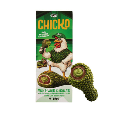 Chicko crunchy crispy chicken - pistachio - 50 gram 