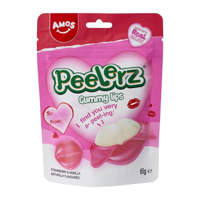 Peelerz lips - aardbei vanille - 65 gram