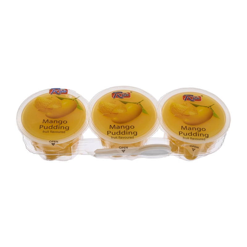 Pudding fruit - mango - 3x65 gram 