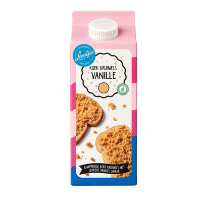 Leentjes koek kruimels vanille - 200 gram