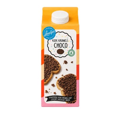Leentjes koek kruimels choco - 200 gram