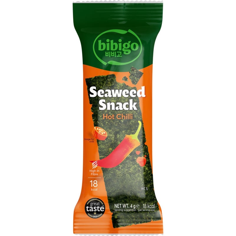 Zeewiersnack - hete chili - 4 gram 