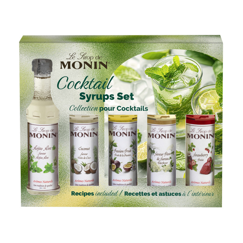 Monin cocktail siropen - set van 5