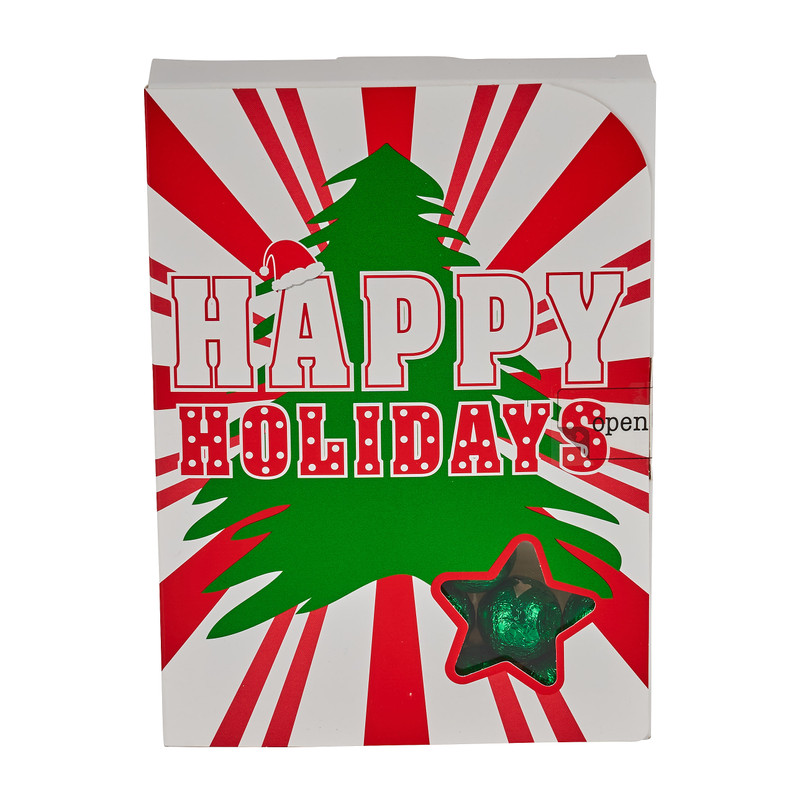 Kerstkaart met chocolade - 70 g