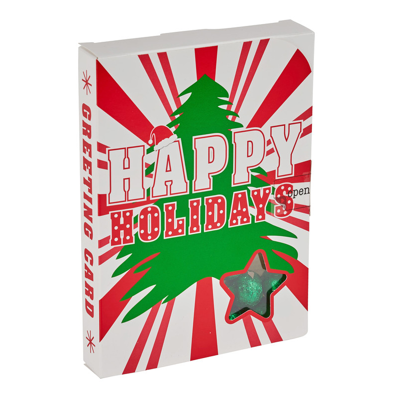 Kerstkaart met chocolade - 70 g