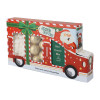 Santa's choco truck - warme choco mix, mini marshmallows en pralines