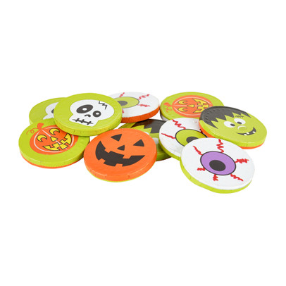 Halloween chocolade munten - 10 stuks