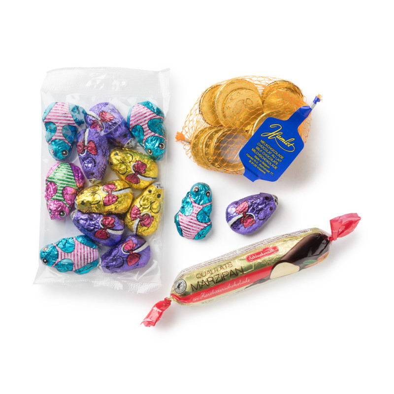 Marsepein in donkere chocolade - 100 gram 