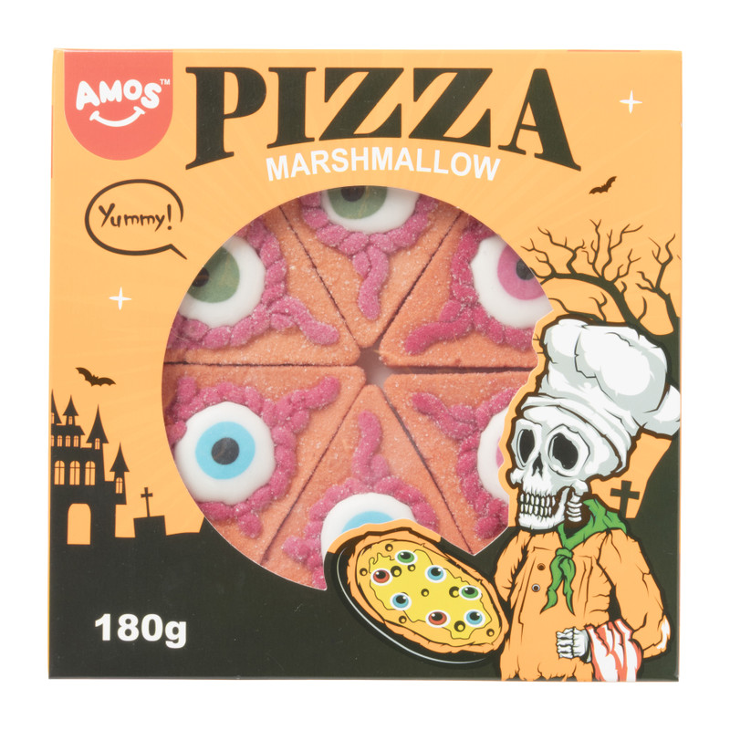 Halloween marshmallow pizza - 180 gram