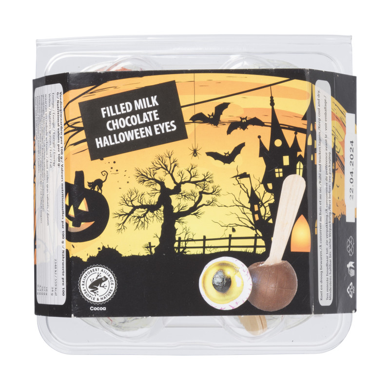 Ogen met melkvulling - 108 gram - set van 4