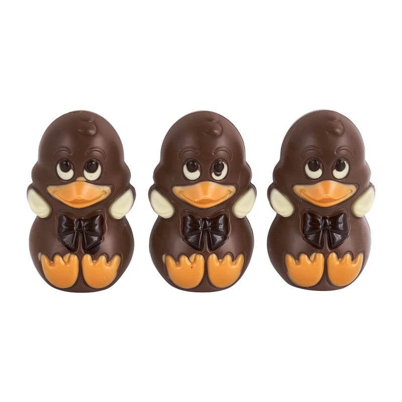Chocolade eenden - set van 3 - 165 gram