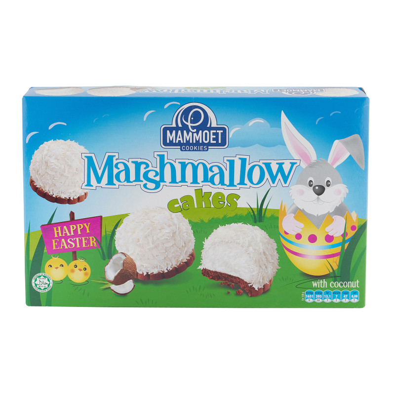 Marshmallow cakejes - kokostopping