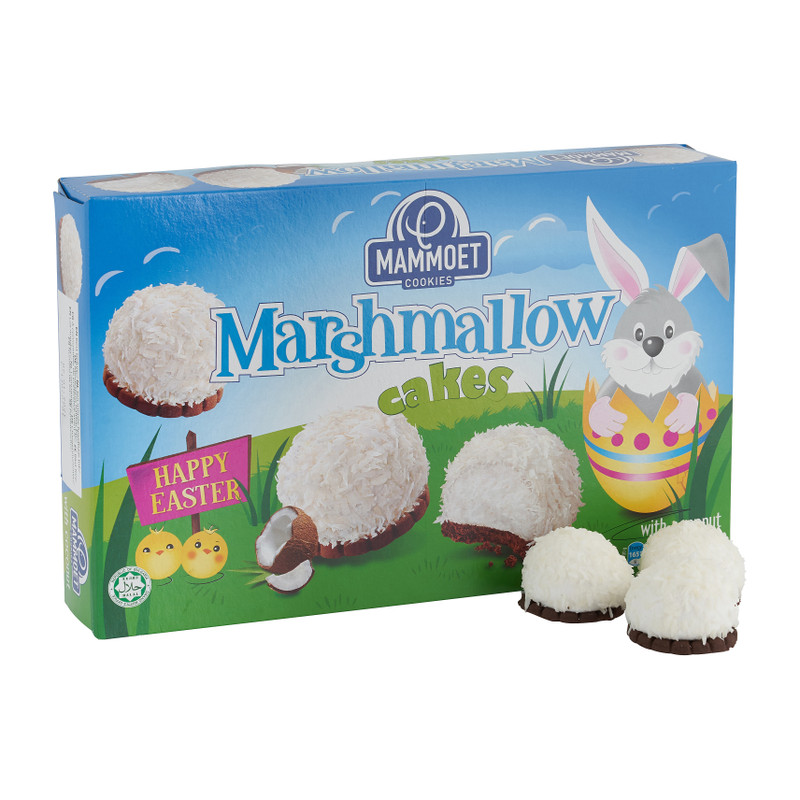 Marshmallow cakejes - kokostopping