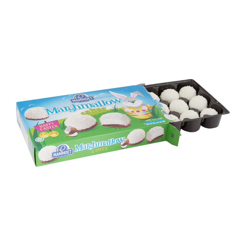 Marshmallow cakejes - kokostopping