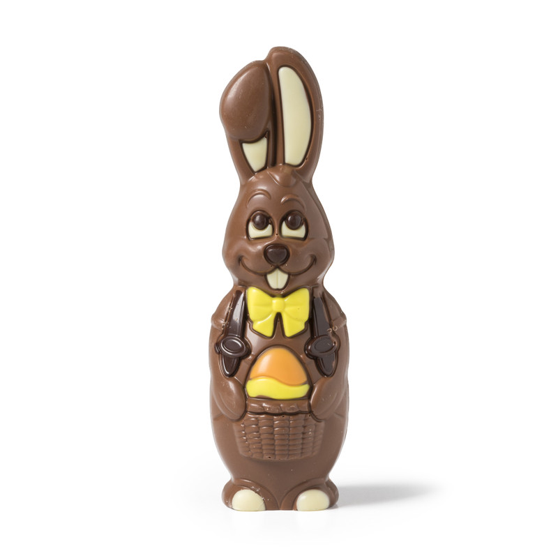 Chocolade paashaas - gekleurd -  125 g