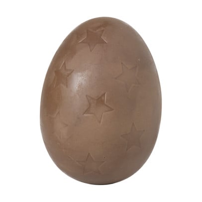 XL verras paasei - chocolade - 8 cm