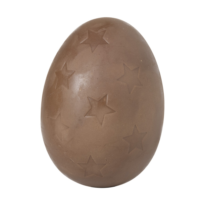 XL verras paasei - chocolade - 8 cm
