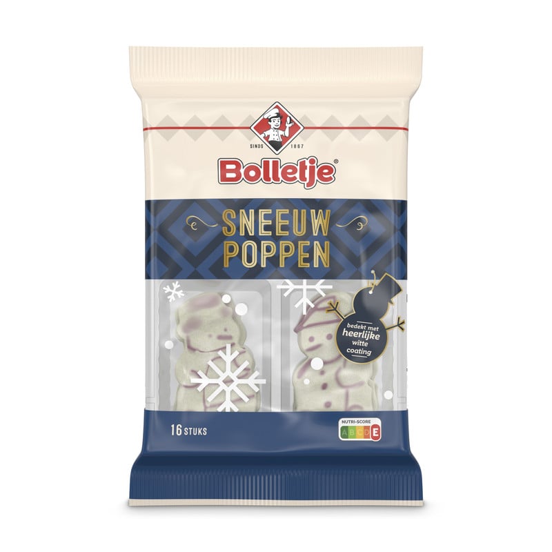 Bolletje - sneeuwpopkoekjes