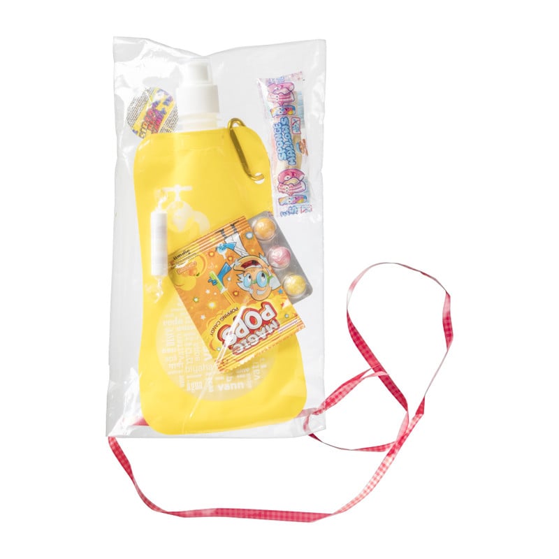 Soft waterfles met snoep - diverse kleuren