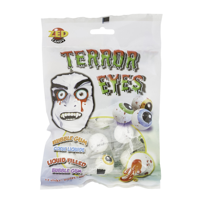 Terror eyes bubble gum - 108 gr
