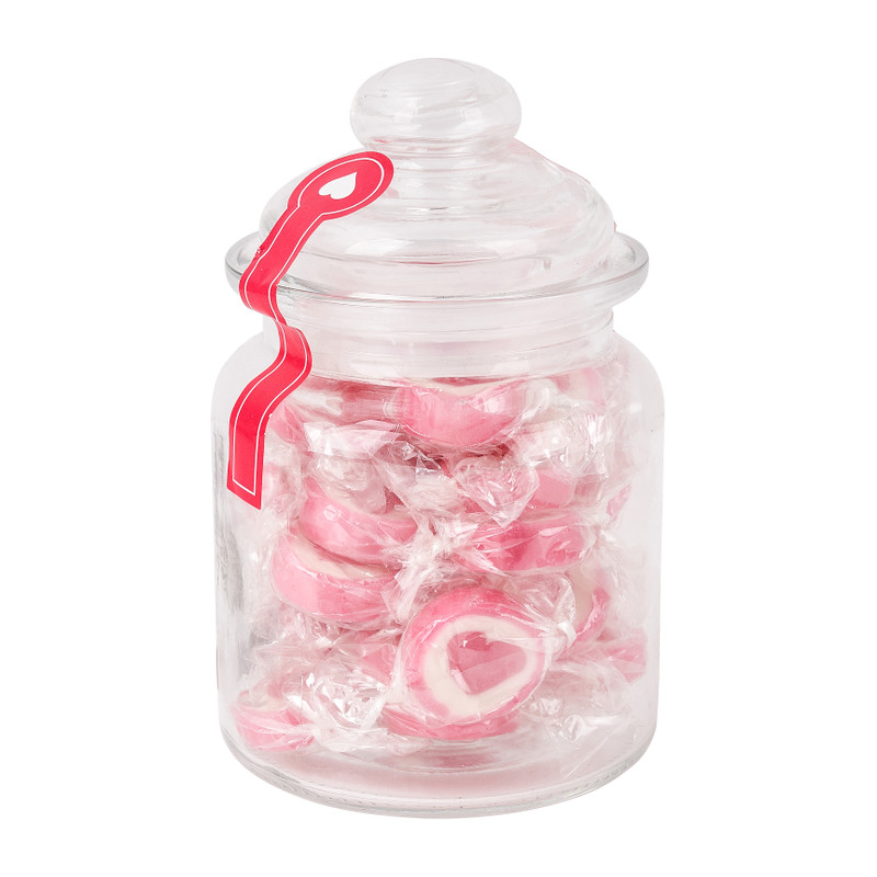 Pot met snoep - hartje - diverse varianten