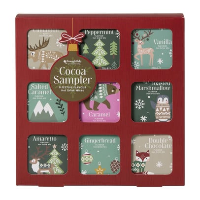 Chocolade poeder - set van 9