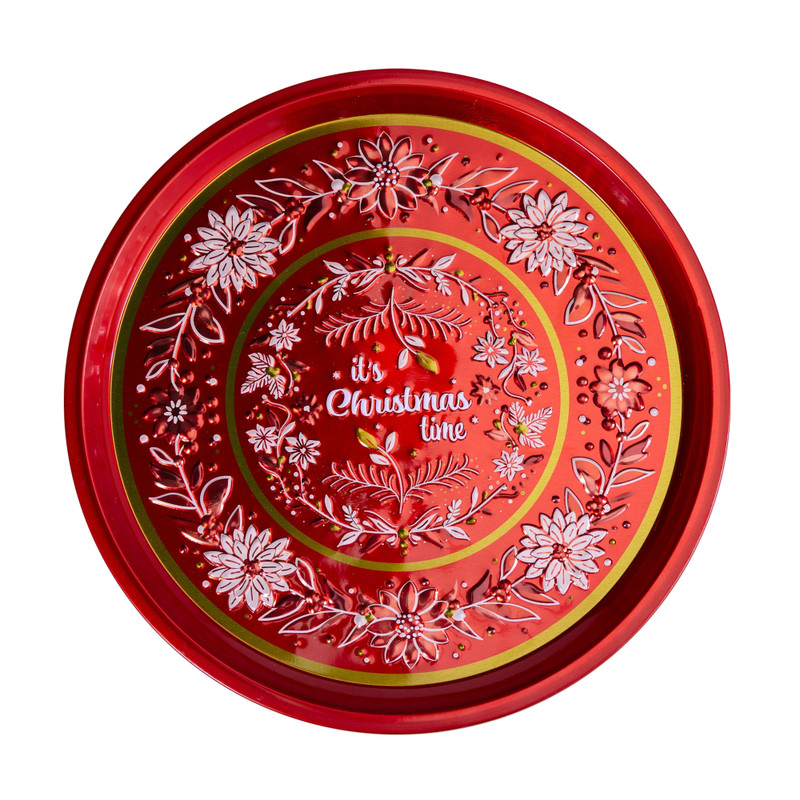 Koekjestrommel kerst - multikleur - 340 gram 