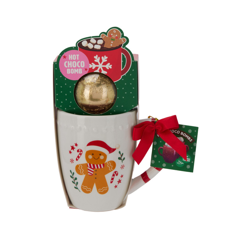 Kerstmok candy cane warme chocolade - diverse varianten