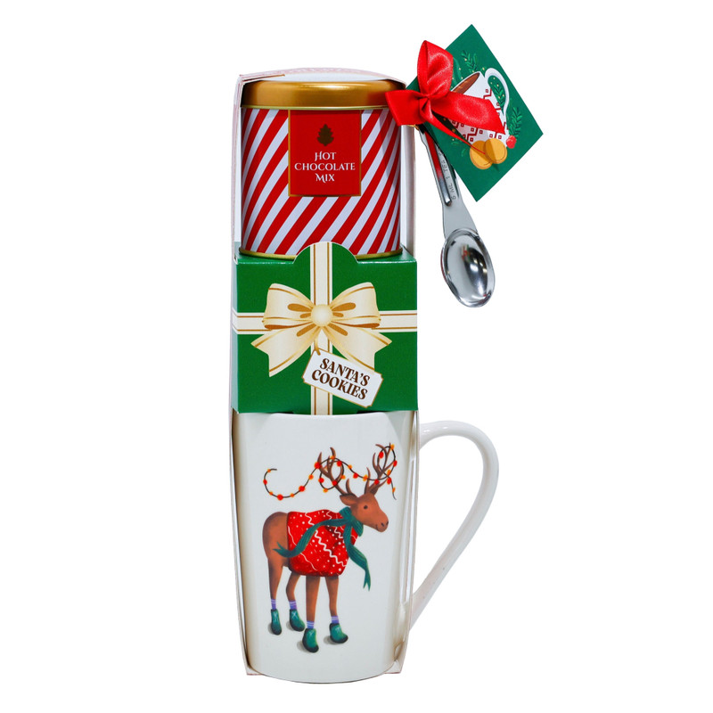 Kerstmok met chocolademelk en koekjes - 50 gram - diverse varianten