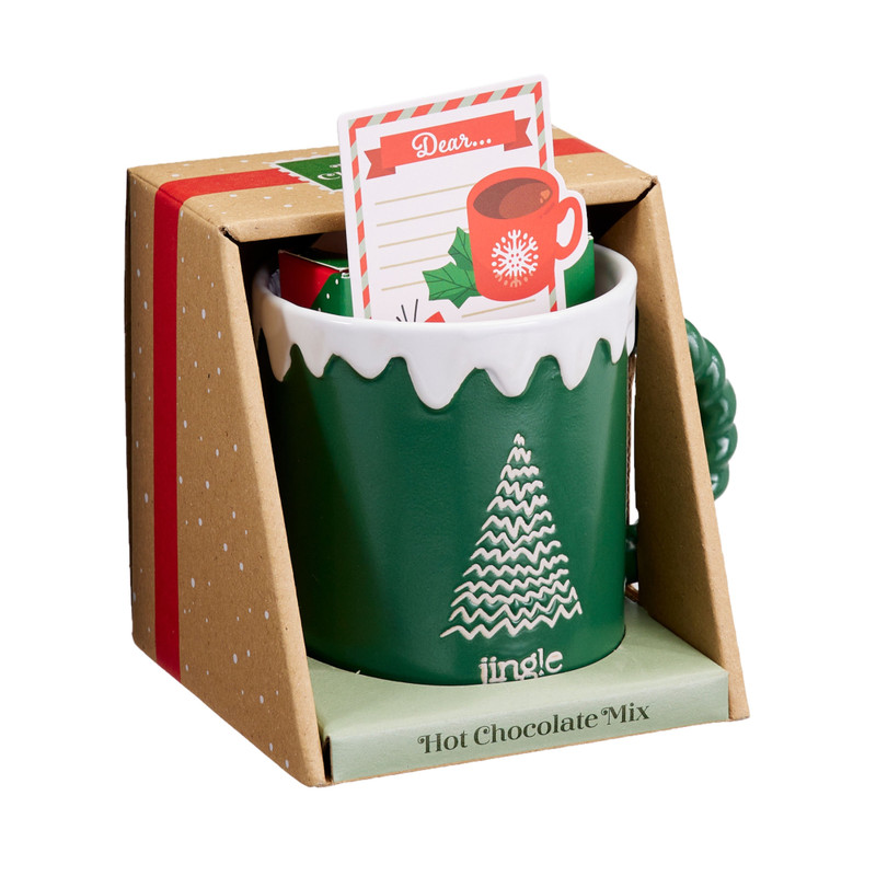 Kerstmok chocolademelkpoeder - 20 gram - diverse varianten
