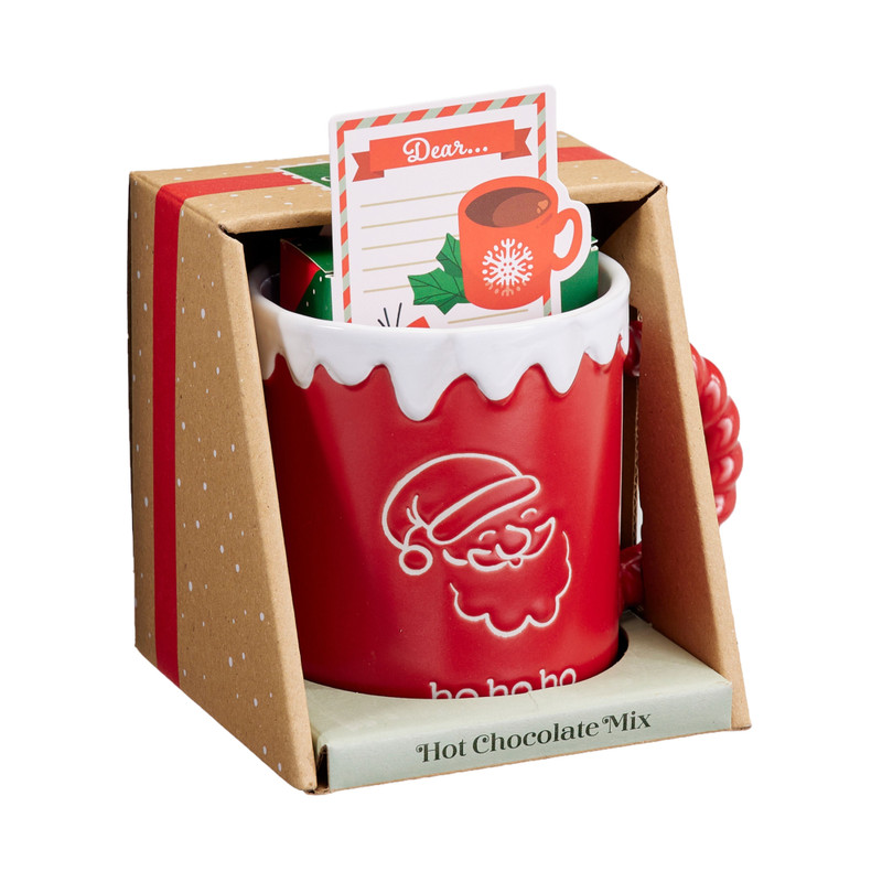 Kerstmok chocolademelkpoeder - 20 gram - diverse varianten
